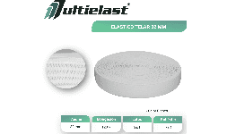 Elásticos para confección telar 32 mm blanco