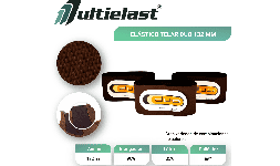 Elásticos para calzado confección telar duo 132 mm