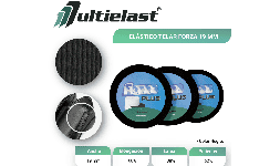 Elásticos para calzado telar forza 19 mm