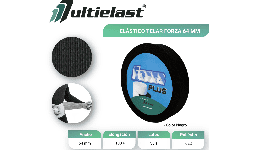 Elásticos para calzado confección telar forza 64 mm