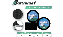 Elásticos para calzado confección telar forza 76 mm negro