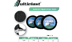Elásticos para calzado confección telar forza 76 mm negro