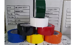 Cintas para empaque de color amarillo