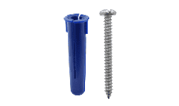 Taquete Juego De 6 Azules con 10 Tornillos