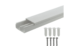 Taquetes y Pija 2 pzas. Canaleta 1cm X 2Cms