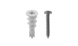 Taquetes Juego 10 Perforadores con 10 Tornillos Auto-Perforables
