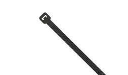 Cinchos Cinturón Nylon 190 mm Negro 100 pzas