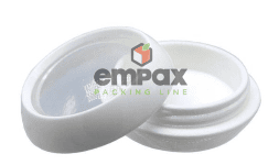 Envases cosméticos color blanco para muestras de crema
