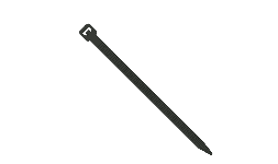 Cinchos Cinturón Nylon 100 mm Negro 100 pzas