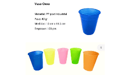Vasos de Plástico Oxxo de 500 ML