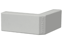Esquineros exteriores color blanco de PVC auto extinguible para canaletas TMK 1735