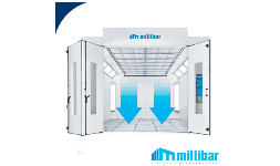 Cabinas de pintura Downdraft de Millibar