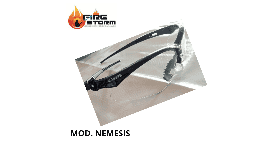 Lentes de seguridad antiempañantes mica de policarbonato ambar en Fire Storm