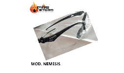 Lentes de seguridad antirayaduras mica de policarbonato humo en Fire Storm