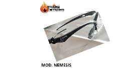 Lentes de seguridad industrial mica de policarbonato ambar en Fire Storm