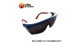 Lentes de seguridad mica clara mica de policarbonato en Fire Storm