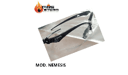 Lentes de seguridad mica clara mica de policarbonato en Fire Storm