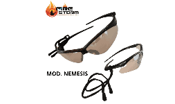 Lentes de seguridad mica clara mica de policarbonato en Fire Storm
