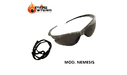 Lentes de seguridad nemesis mica de policarbonato en Fire Storm