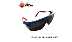 Lentes de seguridad para impactos mica de policarbonato clara en Fire Storm