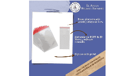 Bolsa de celofán con adhesivo El Ancla