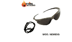 Lentes de seguridad para la industria alimentaria mica policarbonato en Fire Storm