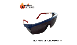Lentes de seguridad para la industria automotriz mica de policarbonato clara en Fire Storm 