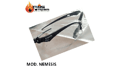 Lentes de seguridad para la industria automotriz mica de policarbonato clara en Fire Storm 