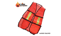 Chalecos de malla con y sin reflejante Fire Storm
