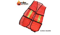 Chalecos de malla reflejante para trabajos de dia y de noche Fire Storm