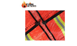 Chalecos de malla reflejante para trabajos de dia y de noche Fire Storm