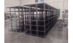 Almacenes metálicos para 80 kg por entrepaño