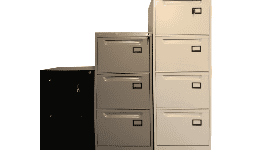 Archiveros metálicos 2, 3 y 4 gavetas