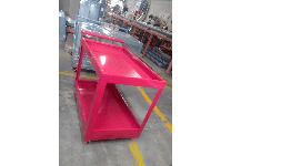 Estantería con ruedas y carros de servicio