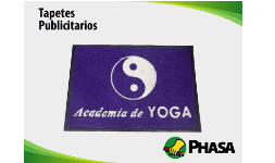 Tapetes publicitarios de PVC tipo rizo personalizados