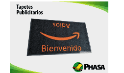 Tapetes publicitarios de PVC tipo rizo personalizados