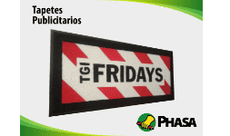 Tapetes publicitarios de PVC tipo rizo personalizados