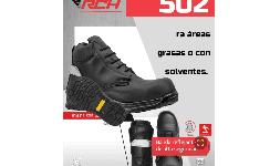 Calzado de seguridad para áreas grasas o con solventes