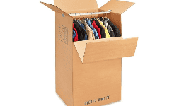Cajas de cartón tipo ropero para mudanzas y fletes, caja armario