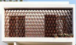 Celosías arquitectónicas de aluminio o acero 