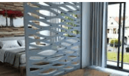 Celosías decorativas de aluminio y acero