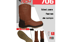 Bota tipo roper petrolera para el campo