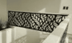 Celosías para balcones de acero o aluminio