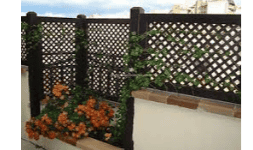 Celosías para jardín de acero o aluminio