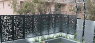 Celosías para jardín de acero o aluminio