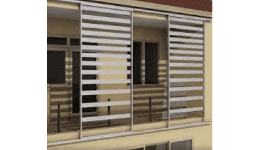 Celosías para proteger ventanas de acero o aluminio