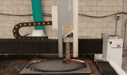 Corte con laser en aluminio