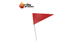 Banderin para defensa de tractocamion en Fire Storm