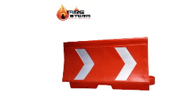 Barricadas de polietileno color naranja con o sin reflejante en Fire Storm