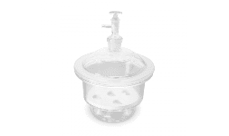 Material de laboratorio desecador para vacío de vidrio con tapa 150 MM